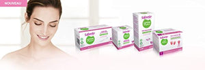 Saforelle COTON Protect - Serviettes Hygiéniques en coton Biologiques - Lot de 2 x 10 serviettes