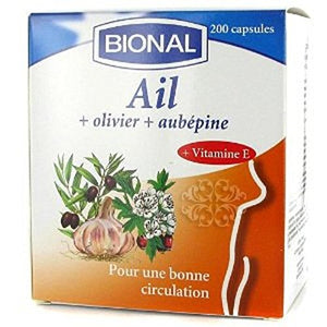 Bional - Ail olivier aubépine + vitamine e tensifit xtra - 200 capsules molles - Pour une meilleure