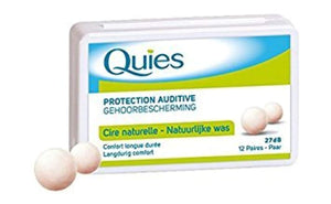 Quies - Boules Quies de Protection Auditive à la Cire Naturelle - Lot de 3 Boites de 24 Boules (3)