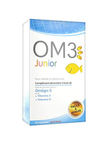 Super diet - Om3 junior - 60 capsules - Concentration, équilibre émotionnel