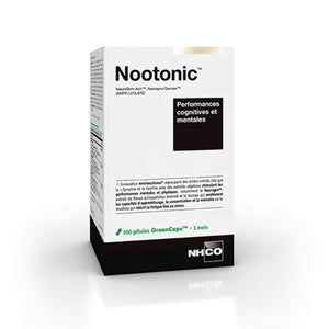 NHCO Nootonic - Performances cognitives et mentales - 100 Gélules Greencaps