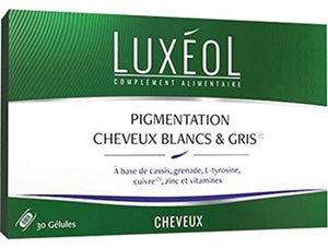 Luxéol Cheveux Pigmentation Cheveux Blancs & Gris 30 gélules