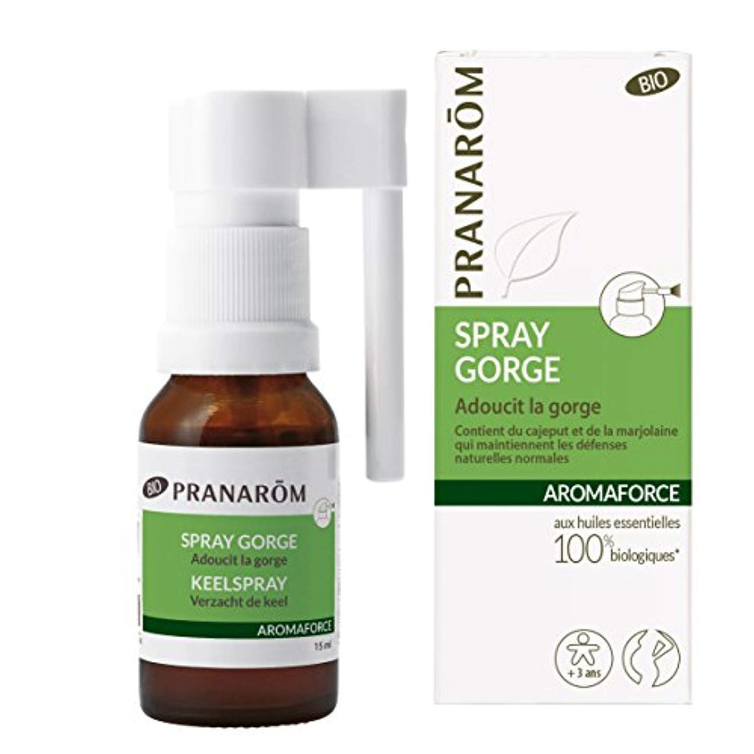 Pranarôm - AROMAFORCE - Spray gorge BIO - 15 ml