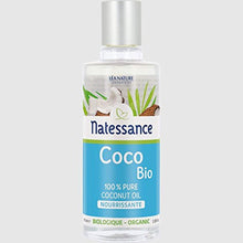 NATESSANCE Huile de Coco Bio 100 ml - Lot de 2