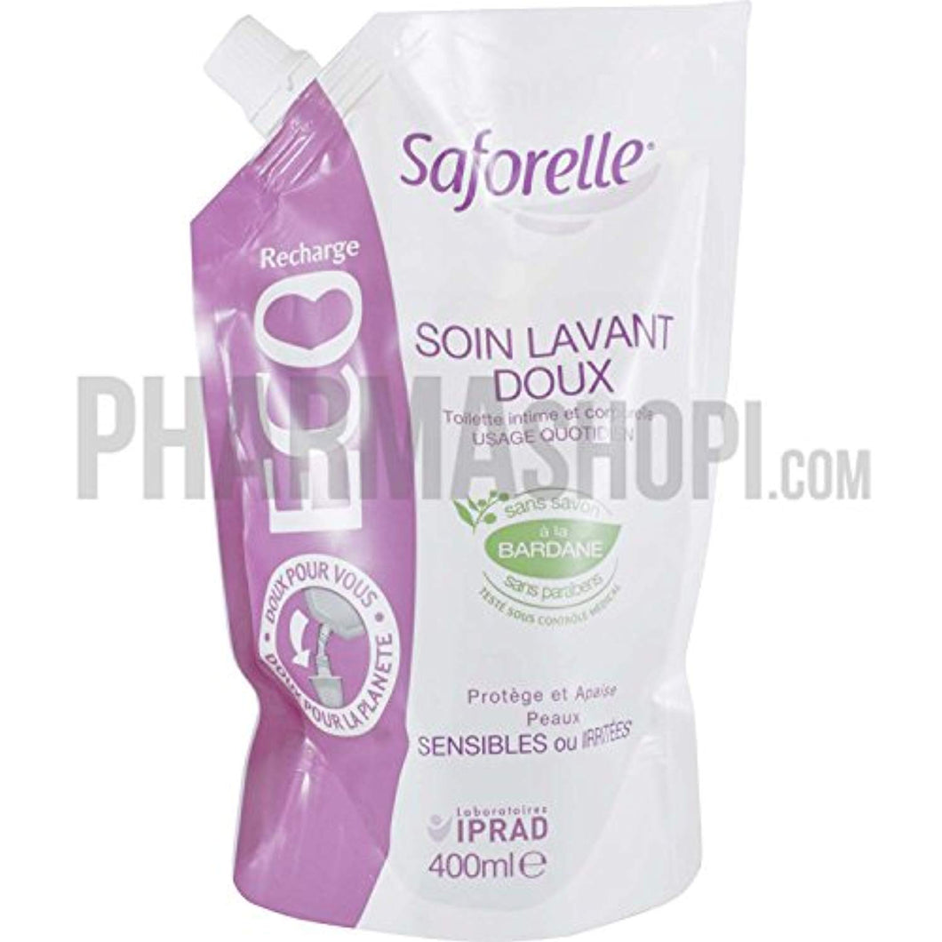 Saforelle Soin Lavant Doux Recharge 400 ml