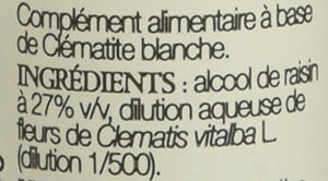 Fleurs de Bach Original - Clématite blanche (Clematis) - 20 ml