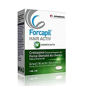 Forcapil HAIR ACTIV Keratin'Activ Croissance Force et Densité du Cheveu - 3 Mois de Traitement 90 Comprimés