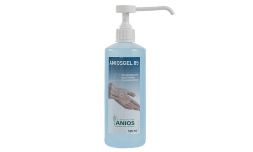 Gel hydroalcoolique pour les mains Aniosgel 85 bleu 1 litre