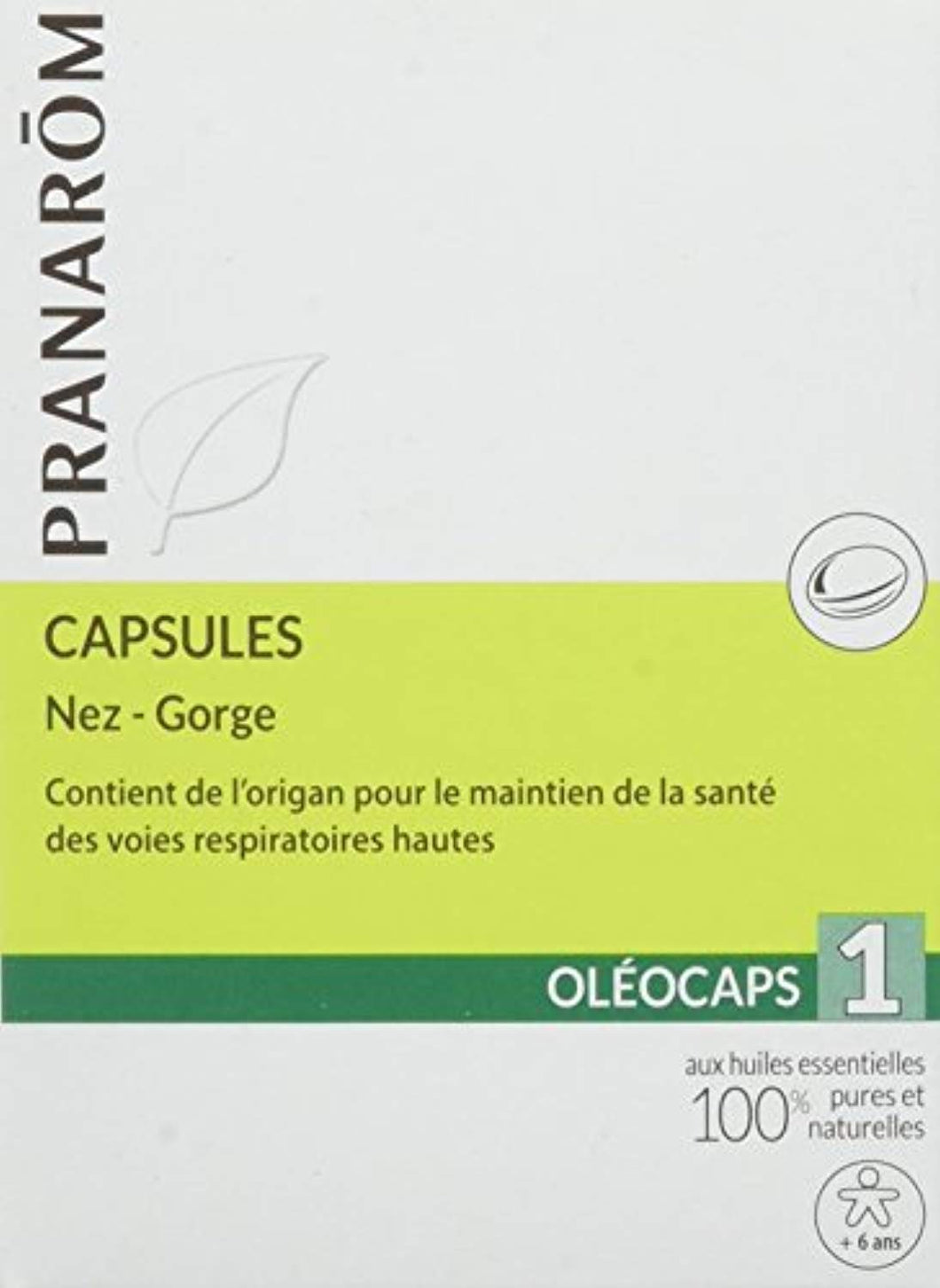 Pranarôm - OLEOCAPS - 1 - Nez - Gorge  - 30 capsules