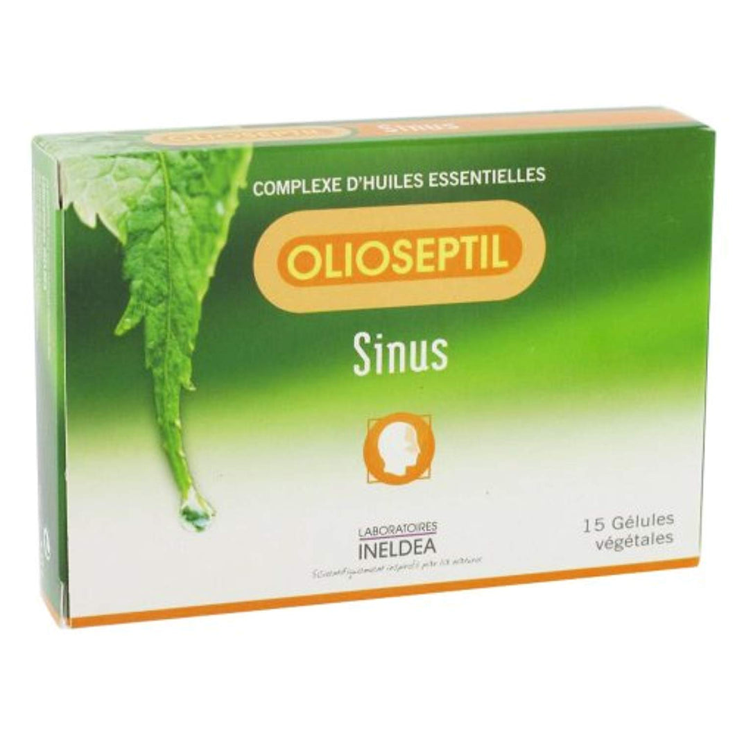 Olioseptil - Sinus - 15 gélules - Désinfecte les sinus