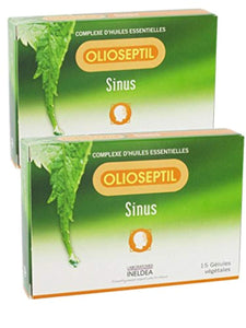 Olioseptil - Sinus - Lot de 2 x 15 gélules - Désinfecte les sinus de Olioseptil