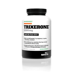 NHCO - TRIXERONE - Complément alimentaire de la performance masculine - Soutient le niveau de Testosterone - 100 Gélules Greencaps