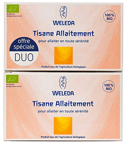 Weleda Maternité Tisane Allaitement Verveine Lot de 2 x 20 Sachets