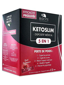 Biocyte Ketoslim Perte de Poids 5 en 1 45 Sticks