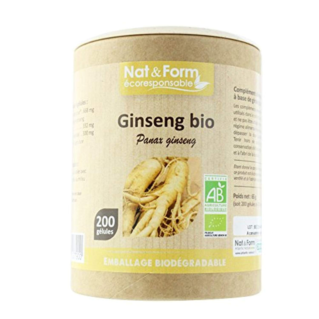 Nat&form Ginseng Bio 200 Gelules