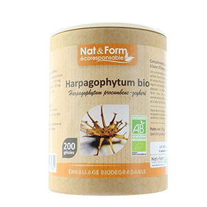 Nat&form Harpagophytum Bio 200 Gelules Vegetales