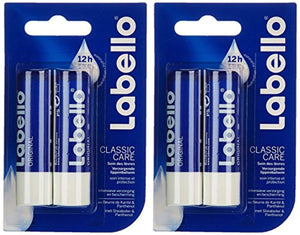 Labello Duo Classic Care - 2 packs de 2 unités