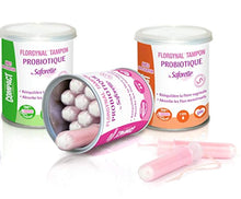 Saforelle - Florgynal - Tampon périodique Probiotique - Avec applicateur - SUPER - Boite de 9 "Super" - Lot de 3 Boites S