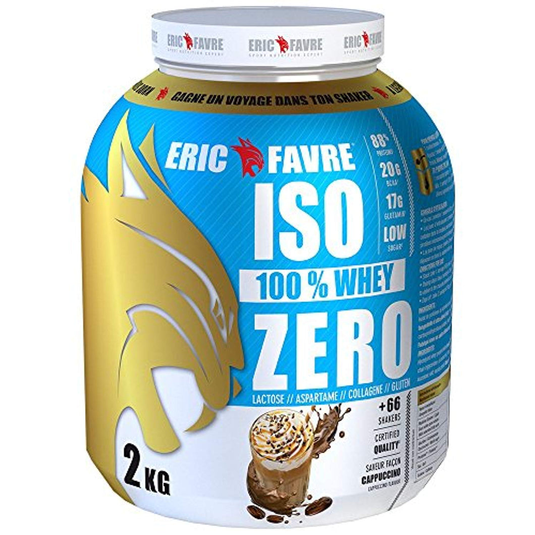 Eric Favre Iso 100% Whey Zero 2 kg - Cappuccino