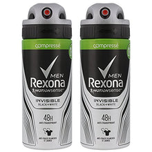Rexona Déodorant Homme Spray Anti Transpirant Cobalt 100ml - Lot de 2