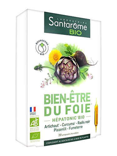 Santarome Bio Bien-Être du Foie Bio 20 Ampoules