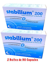 Yalacta - Stabilium 200-90 capsules molles - Mémoire Concentration Equilibre psycho-émotionnel - Lot de 2 boites de 90 Capsules (2)