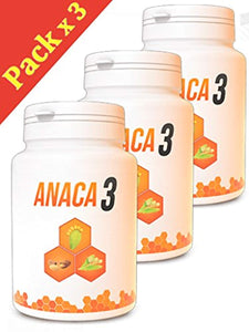 Anaca 3 - Anaca3 Perte de Poids - Gélules Minceur - Lot de 3 Boites de 90 Gélules
