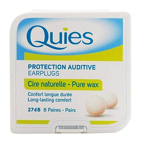 5 x Quies Wax Ear Plugs 8 Pairs Five packs - Super Deal by Quies
