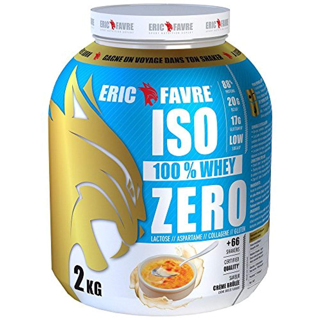 Eric Favre Iso 100% Whey Zero 2 kg - Crème Brûlée