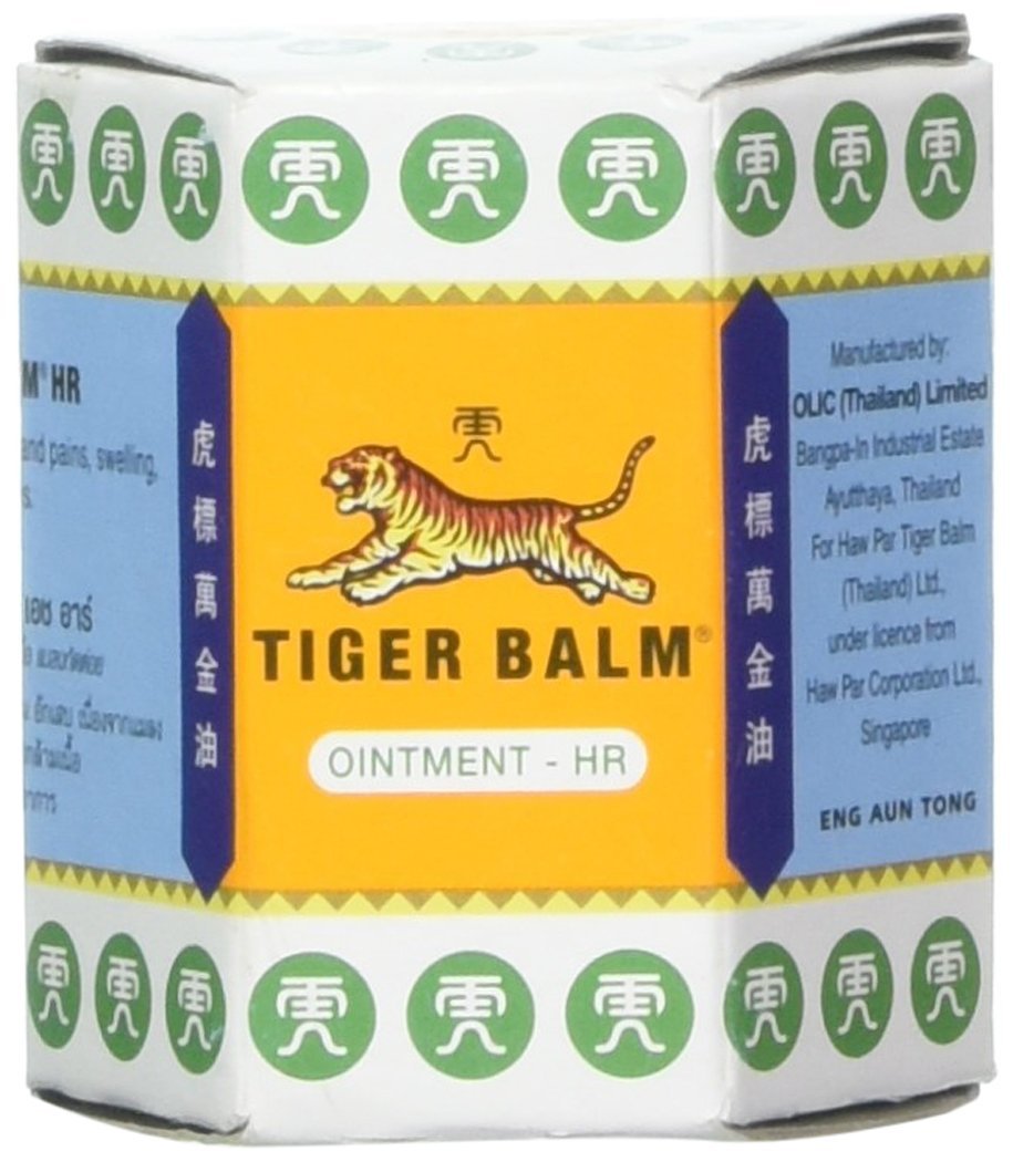 Tiger balm - Baume du tigre blanc - 30 g baume - Soulage et décongestionne