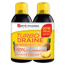 Forté Pharma TurboDraine | Lot de 2 draineurs Minceur | 2 x 500ml = 20 jours