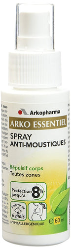 Arkopharma Aromathérapie Complexe Spray Corps Anti-Moustiques 60 ml