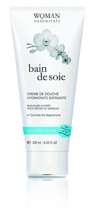 Bain de Soie - Crème Douche 2-en-1 Toilette Intime Prévenant Les Infections Soin Hydratant Femme à l'Orchidée Régénératrice - 200 ml