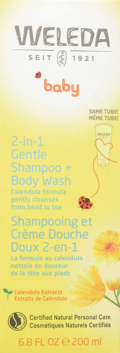 Weleda Lot de 2 gels douche et shampoings au Calendula