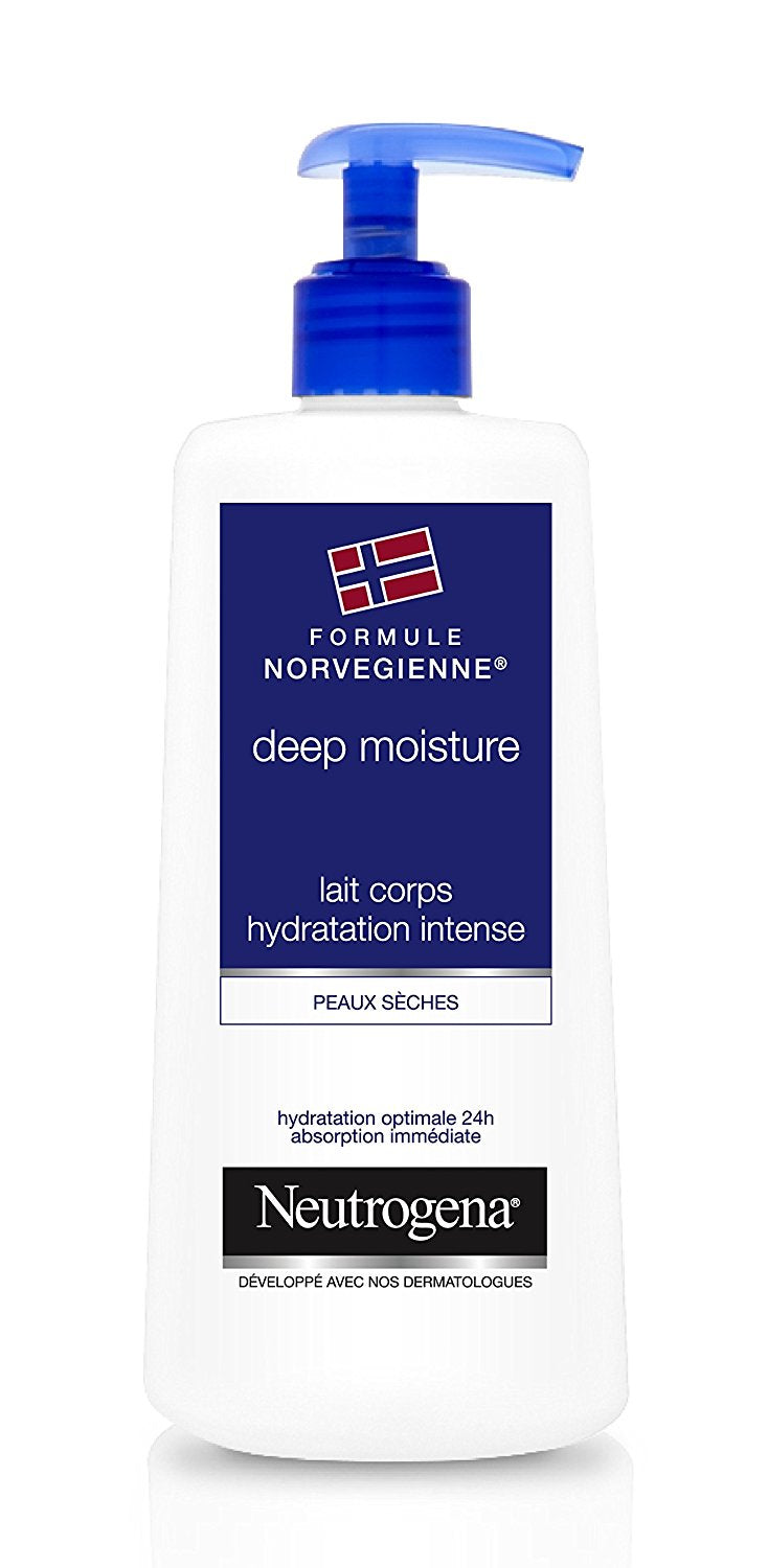Neutrogena Deep Moisture Lait Corps Hydratation Intense Pompe 400 ml