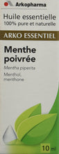 Arkopharma Huile Essentielle Unitaire Menthe Poivrée/Mentha Piperita Flacon de 10 ml
