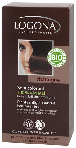 Logona - 1009cha - BIO - Soins Colorants - Châtaigne - 100 g