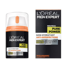 L'Oréal Men Expert Pure Power Soin Visage Homme Anti-Imperfections Peau Grasse - Lot de 2