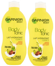 Garnier - Bodytonic - Lait corps -  Hydratant fermeté peaux relâchées Lot de 2