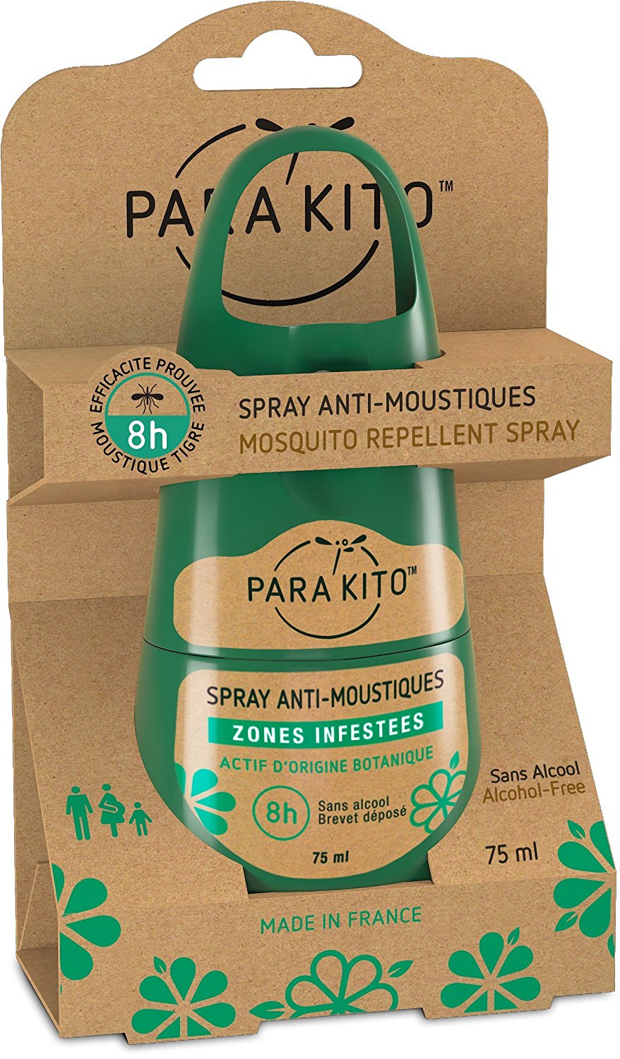 Parakito Spray Anti-Moustiques Zones Infestées 75 ml